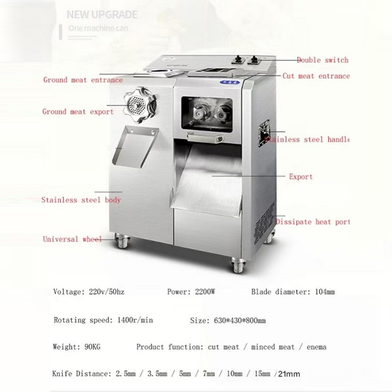 Electric Meat Mincer Grinder S - Food Processor Large recension och pris