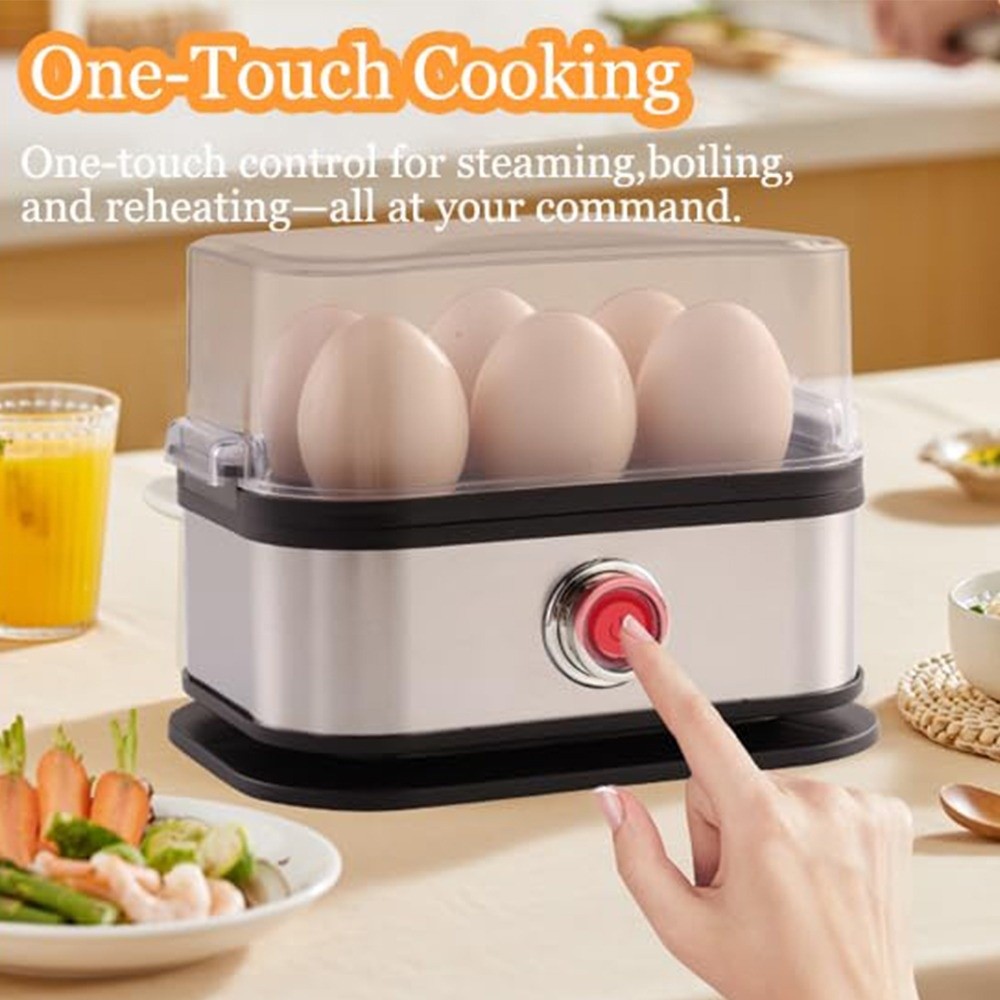 200W Power Eggs Boiler 6 Eggs  - Egg Cooker Rapid recension och pris