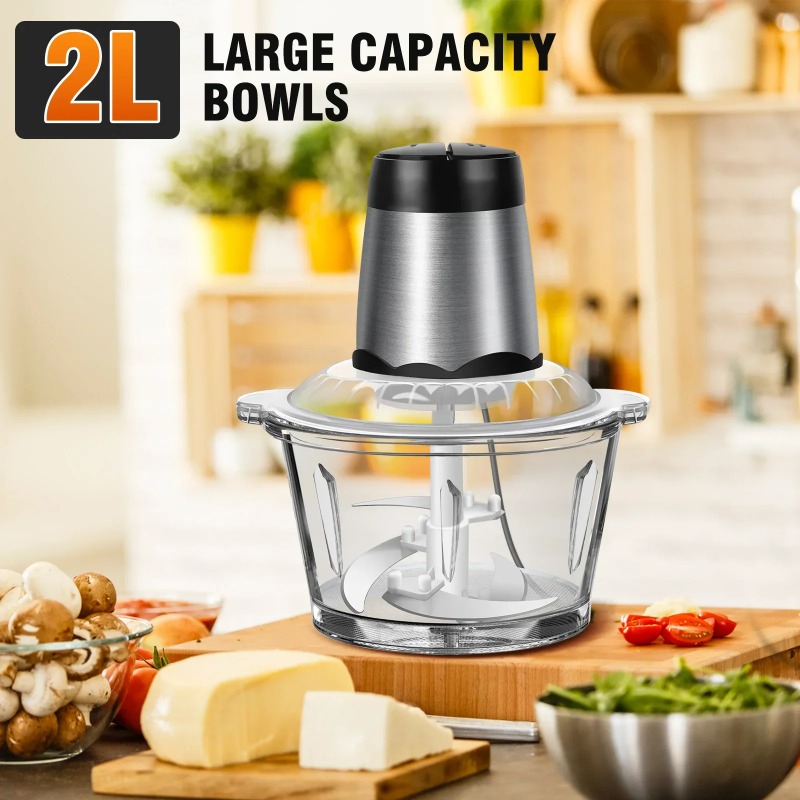 2L Electric Meat Grinder Food  - Food Processor Large recension och pris