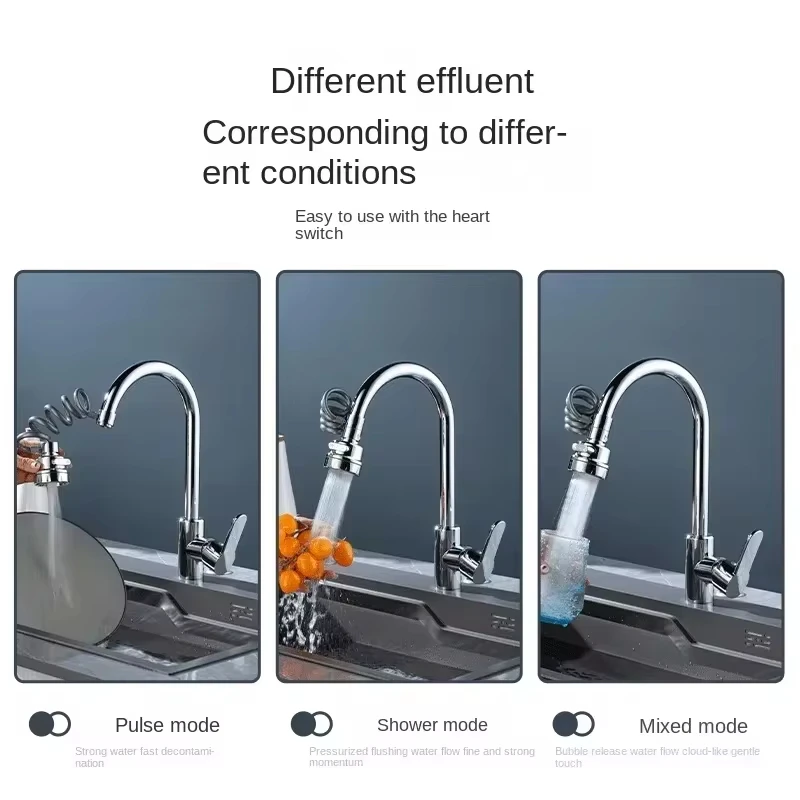 New 3 Modes Sink Faucet 360 De - Kitchen Appliances Gift recension och pris