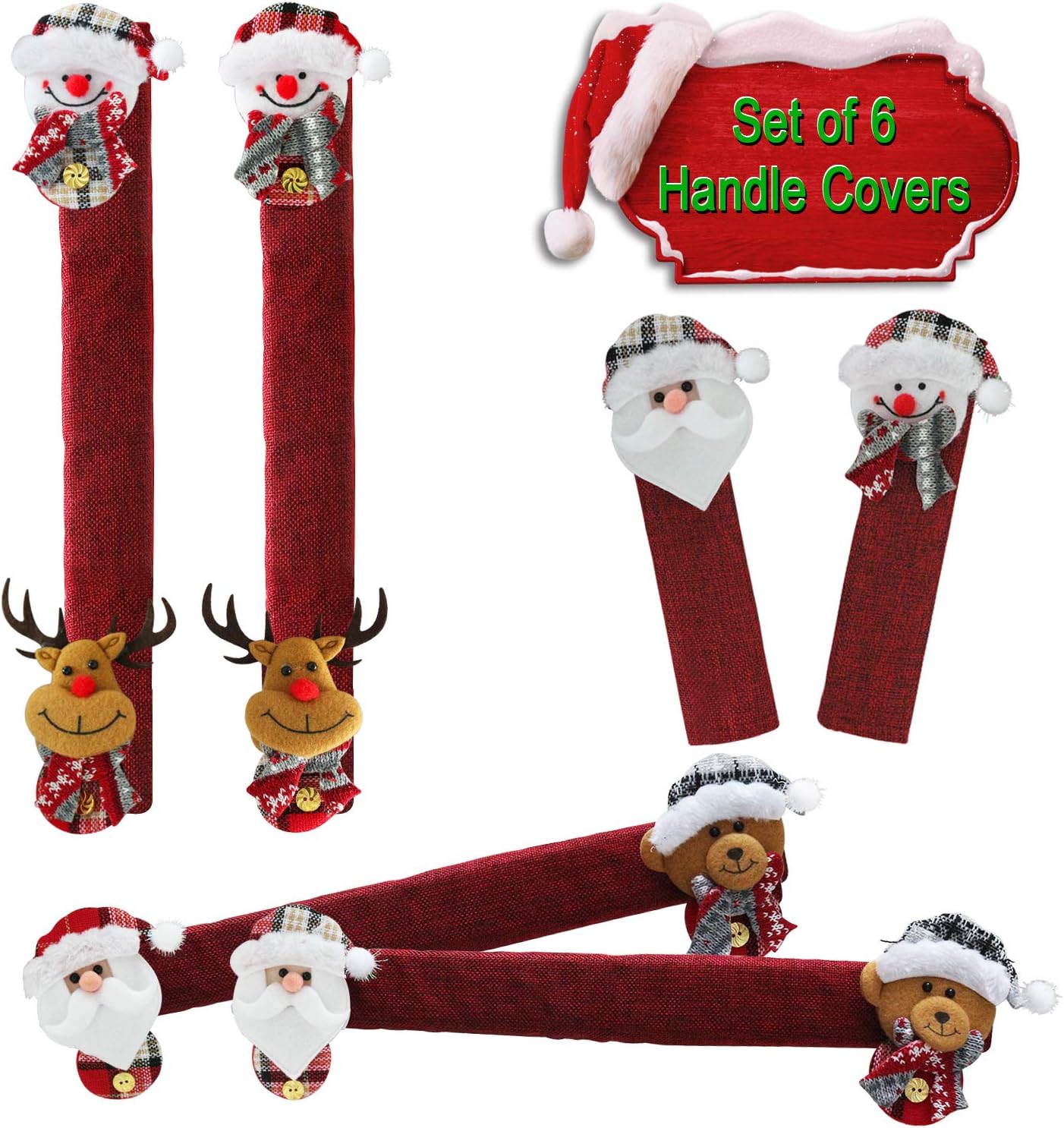 6‑Pack Christmas Refrigerator  - Kitchen Appliances For Gift recension och pris