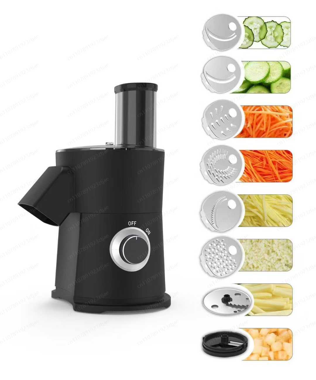 7 in 1 Electric Vegetable Cutt - Food Processor Large recension och pris