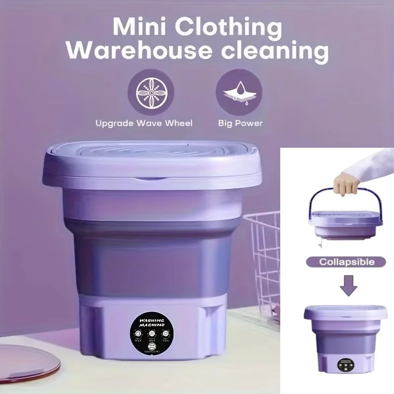 8L Foldable Mini Washing Machi - Kitchen Appliances Small recension och pris